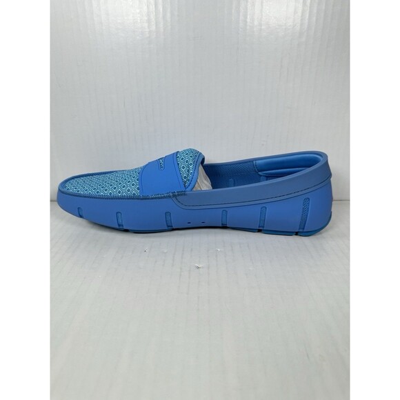 SWIMS Printed Penny Loafers Sail Blue Shoes Men’s Size 12 Slip In BRAND NEW - Picture 4 of 8